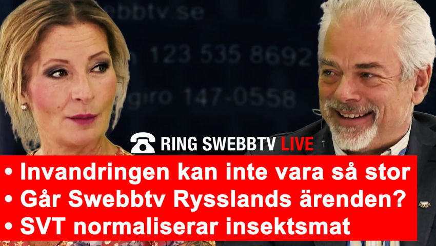 Ring Swebbtv Live 247 Med Katerina Janouch Och Mikael Willgert - Swebbtv