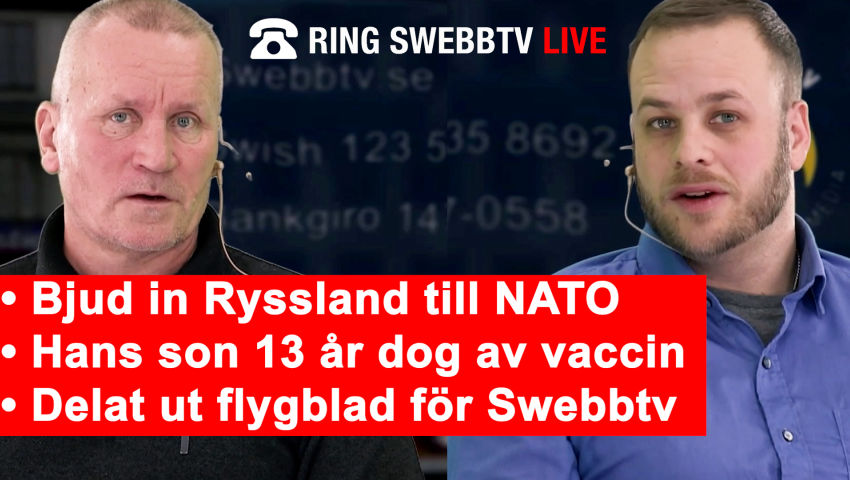 Ring Swebbtv Live 229 Med Lennart Matikainen Och Jesper Johansson - Swebbtv