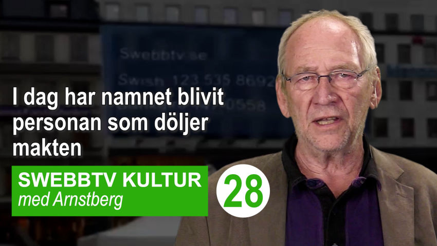 Swebbtv Kultur Med Karl-Olov Arnstberg, Avsnitt 28 - Vad Blev ...